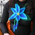 Aivy - Gėlė ant kaklo (mėlyna)