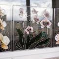 alphali - Paveikslas ant stiklo "Orhidejos "