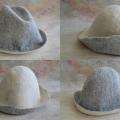rututu - Pirties kepurė "Balta pilkė "