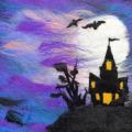 olgaK - paveikslas Волшебная ночь Хэллоуин