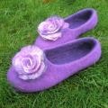 velunge - violetinės su rože