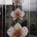 "Orhidėjos " ant stiklo