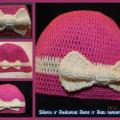 dodone - Rožinė kepurytį su bantu