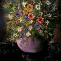 magnetola - Lauko gėlių puokštė