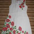 TekstilesTapyba - Moteriška Suknelė "Aguonos"