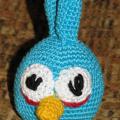 Angry Birds mėlynas paukštelis