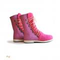 Veltinio batai / felted boots PINK