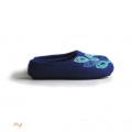 Veltinio šlepetės/ felted slippers TEAL