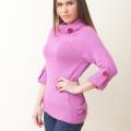 Virbaliukas - Alyvinės spalvos švelnus megztinis