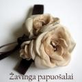 zavinga - Rusva gėlių apyrankė
