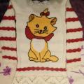 juratele - Megztinis su katinu