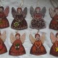 Mediniai ir keramikiniai angelai ~10cm