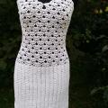 zhaki - Nerta balta suknelė