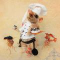 DwarvenSoul - Nertas peliukas - kolekcinis žaislas - Slaptasis nykštukas virtuvės šefas ir mažieji pagalbininkai skruzdėliukai