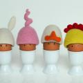 Goja - vilnos kepurės kiaušiniams "fauna"