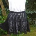 Knitfinity - Juodas sijonas