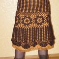 Knitfinity - Rudas nertas sijonas