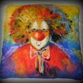 Wool-shred - Veltas paveikslas "Klounas"