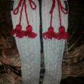 Alacka - Ilgos vilnonės kojinės su pynėmis