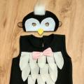 baltabalta - Pingvinukės, pingvino karnavalinis kostiumas mergaitei