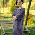 EiliuotaVILNA - Velta violetinė suknelė "mintys"
