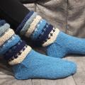 Knitfinity - Mėlynos vinonės kojinės