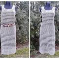 Knitfinity - Paprasta lininė suknelė