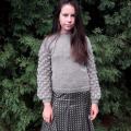 Knitfinity - Pilkas megztinis 2