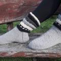 Knitfinity - Pilkos kojinės