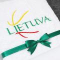 Lietuva - Krepšinio šalis! Siuvinėtas rankšluostis