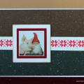 mazojira - kalėdinis atvirukas "kad Kalėdos kiaulės nepakištų"