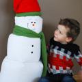 Sniego senis - nykštukas - žaislas - dekoracija