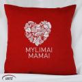 Urtestekstile - Mylimai Mamai - dekoratyvinė pagalvėlė