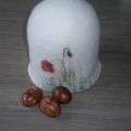 velunge - pirties kepurė   gėlinė