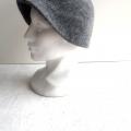 VilnosDizainas - Pilka minimalistine veltinio kepure