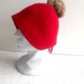 VilnosDizainas - Velta minimalistine kepure raudona