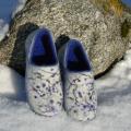 vilnosmonai - Veltos šlepetės - Mėlynas sniegas