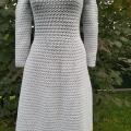 zhaki - Nerta šilta vilnonė suknelė
