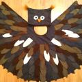 baltabalta - Pelėdos, pelėdžiuko, paukščio, paukščiuko vaikiškas karnavalinis kostiumas