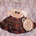 baltabalta - Sraigės kostiumas mergaitei: suknelė, sraigės namelis - kuprinė, lankelis su "antenomis"