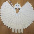 Baltos varnos, balto paukščio karnavalinis kostiumas