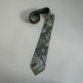 ingosartele - Natūralaus šilko pieštas kaklaraištis vyrui "Žaluma"