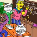 Ingridos nekenčiamo mokinio Usūrinio klasiokai per pamoką skriaudžia savo matematikos mokytoją