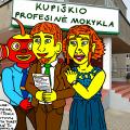 Jaunojo burtininko Larneto paskutinė diena Kupiškio "Profesinėje mokykloje" - Išleistuvės