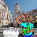 Mokinys Usūrinis Kumštis, lydimas buvusios mokytojos, po "Profkės" baigimo bando stoti į Vilniaus Universitetą
