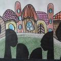 Paveikslas "Miestas. Pokalbis1"