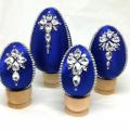 Sigitaflowers - Velykiniai kiaušiniai dekoruoti kristalais Mėlynieji