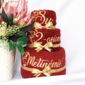 Urtestekstile - Dovana medvilninių vestuvių proga - rankšluosčių tortas