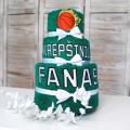 Urtestekstile - Žalia - Balta!!! Tortas iš rankšluosčių - Krepšinio fanui
