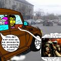 Vienaturtis - Nyciečiai Katinai vėl lekia su savuoju "Mercedesu Geliku" Panevėžio gatvėmis